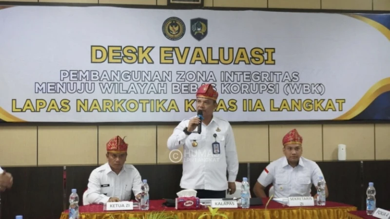 Lapas Narkotika Langkat Ikuti Desk Evaluasi Pembangunan Zona Integritas Tahun 2025 dan Siap Meraih Predikat WBK - navigasivisual.id