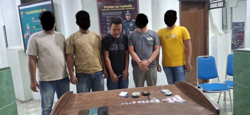 Penangkapan Diduga Pengedar Narkotika Jenis Sabu oleh Tim Intelrem 022/PT di Kota Tebing Tinggi - navigasivisual.id