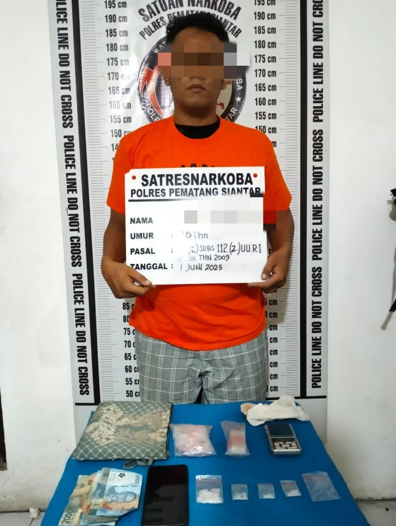 Beli Dari Anib Perdagangan, Pebisnis Sabu Siantar Dibekuk - NavigasiVisual