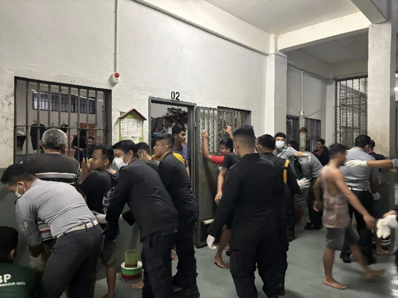 Lapas Kelas IIA Pancur Batu Kembali Gelar Razia Kamar Hunian, Temukan Barang Terlarang - NavigasiVisual