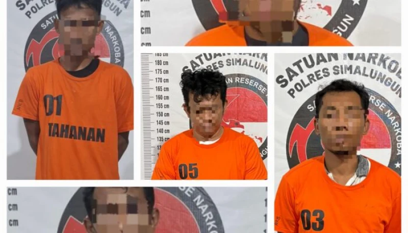 Sekitar 26 Tersangka Dengan Barbut 139,89 Gram Sabu Diamankan Polres Simalungun Dalam Operasi Antik - NavigasiVisual