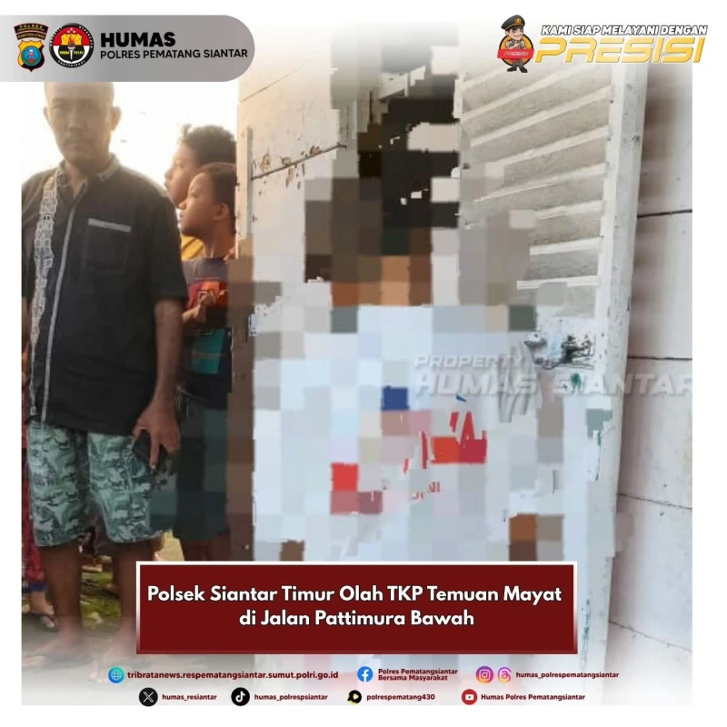Polseķ Sianțar Timur Olah TKP Temuan Mayat Gantung Diri di Tomuan - NavigasiVisual