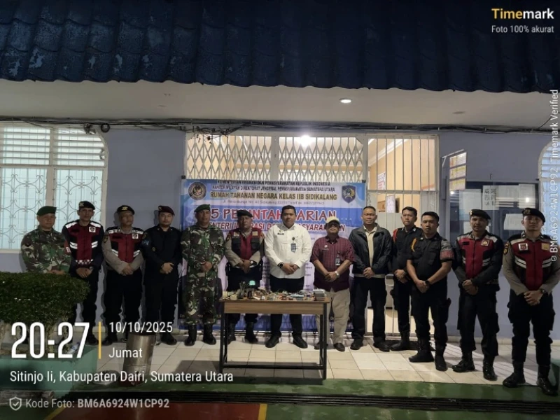 Benda-Benda Ini Ditemukan Saat Karutan Sidikalang Lakukan Razia Mendadak di Kamar Hunian - NavigasiVisual