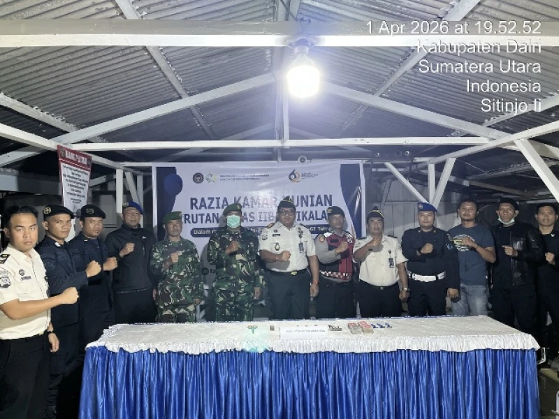 Wujudkan Bebas Narkoba, Rutan Sidikalang Gelar Razia Insidentil Gabungan Gandeng TNI-Polri - NavigasiVisual