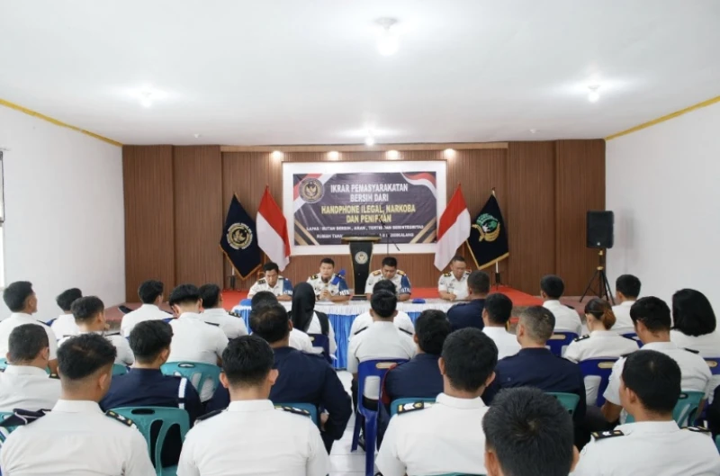 Wujudkan Zero Halinar dan Perkuat Integritas, Rutan Sidikalang Gelar Rapat Dinas Penguatan Pengamanan - navigasivisual.id