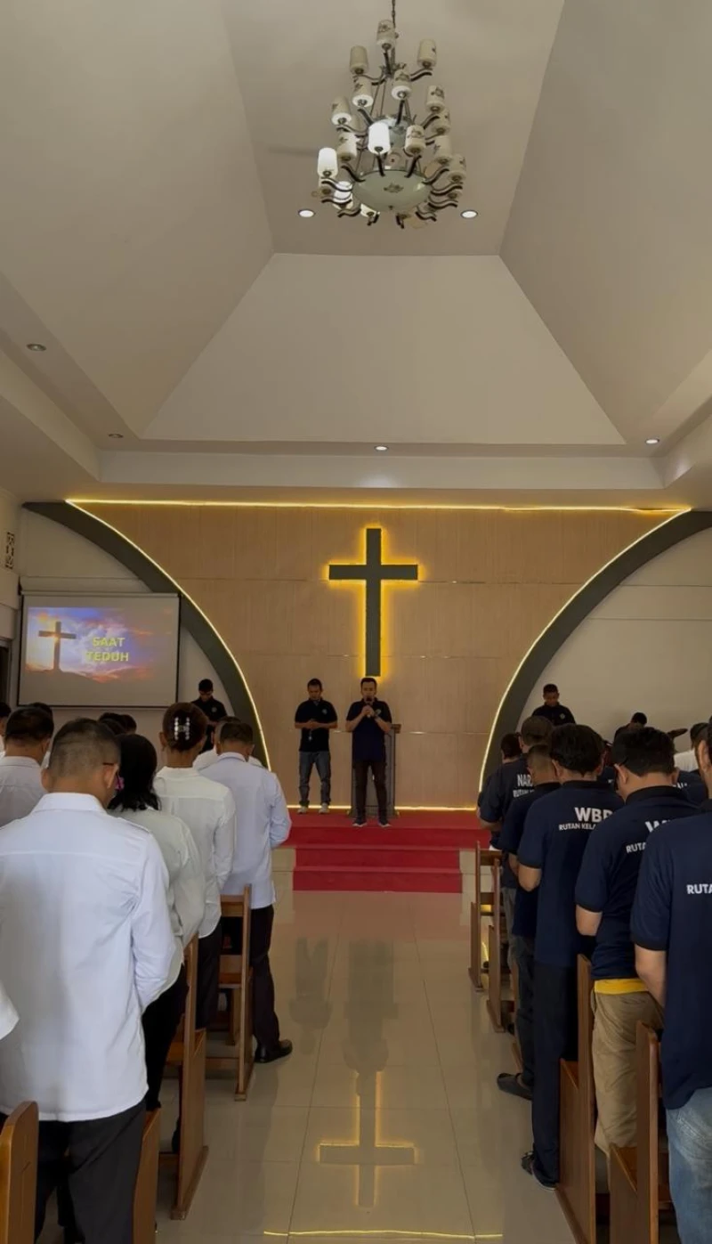 Untuk Keselamatan dan Kebaikan Negeri Tercinta, Rutan Kelas I Medan Gelar Doa Bersama - NavigasiVisual