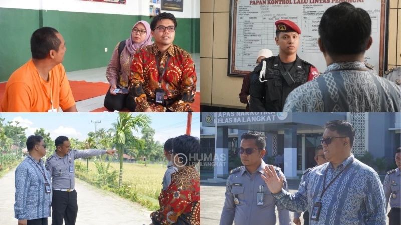 Siap Meraih Predikat WBK, Tim Penilai Mandiri Melaksanakan Verifikasi Lapangan di Lapas Narkotika Langkat - NavigasiVisual