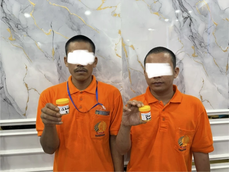 Tes Urine Pegawai dan Warga Binaan Rutan Kelas I Medan, Wujud Komitmen Perangi Narkoba - NavigasiVisual