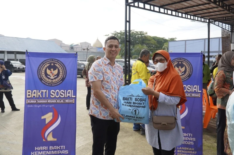 Rutan Kelas I Medan Tebar Manfaat di IMIPAS PEDULI 2025: Kesehatan, Donor Darah, hingga Bansos - NavigasiVisual