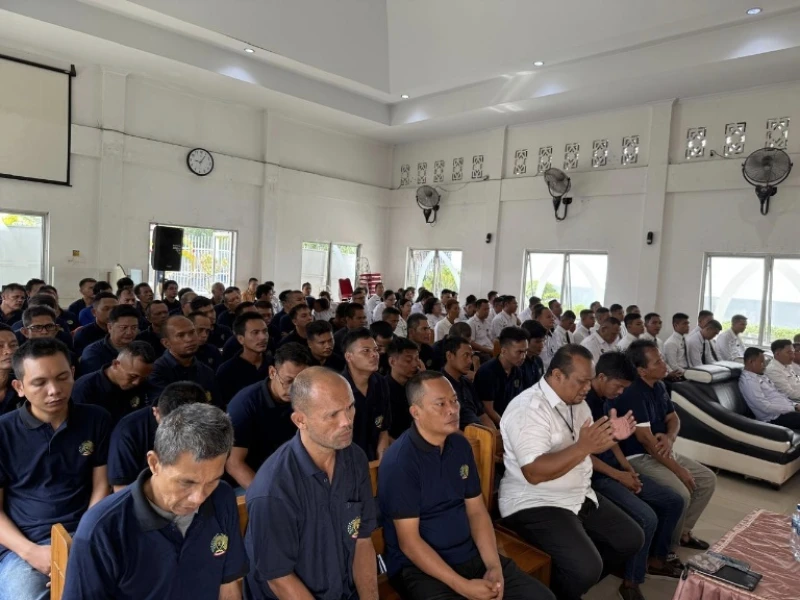 Untuk Keselamatan dan Kebaikan Negeri Tercinta, Rutan Kelas I Medan Gelar Doa Bersama - NavigasiVisual