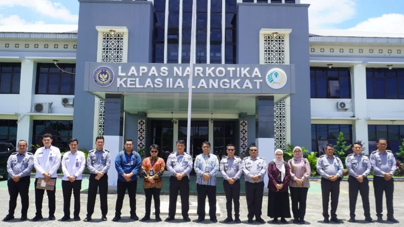 Siap Meraih Predikat WBK, Tim Penilai Mandiri Melaksanakan Verifikasi Lapangan di Lapas Narkotika Langkat - NavigasiVisual