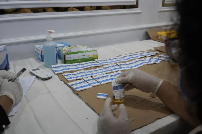 Tes Urine Pegawai dan Warga Binaan Rutan Kelas I Medan, Wujud Komitmen Perangi Narkoba - NavigasiVisual