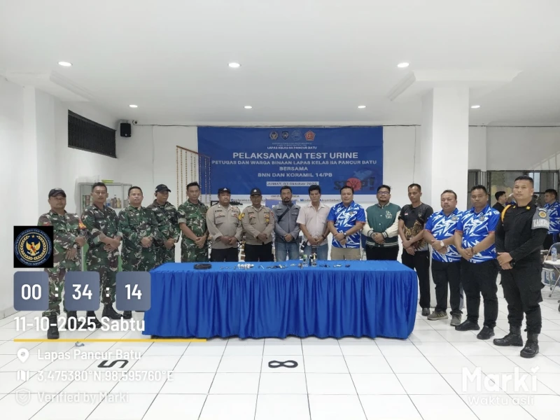 Sinergi TNI-Polri dan Lapas Pancur Batu Dalam Razia Gabungan, Cegah Gangguan Keamanan - NavigasiVisual