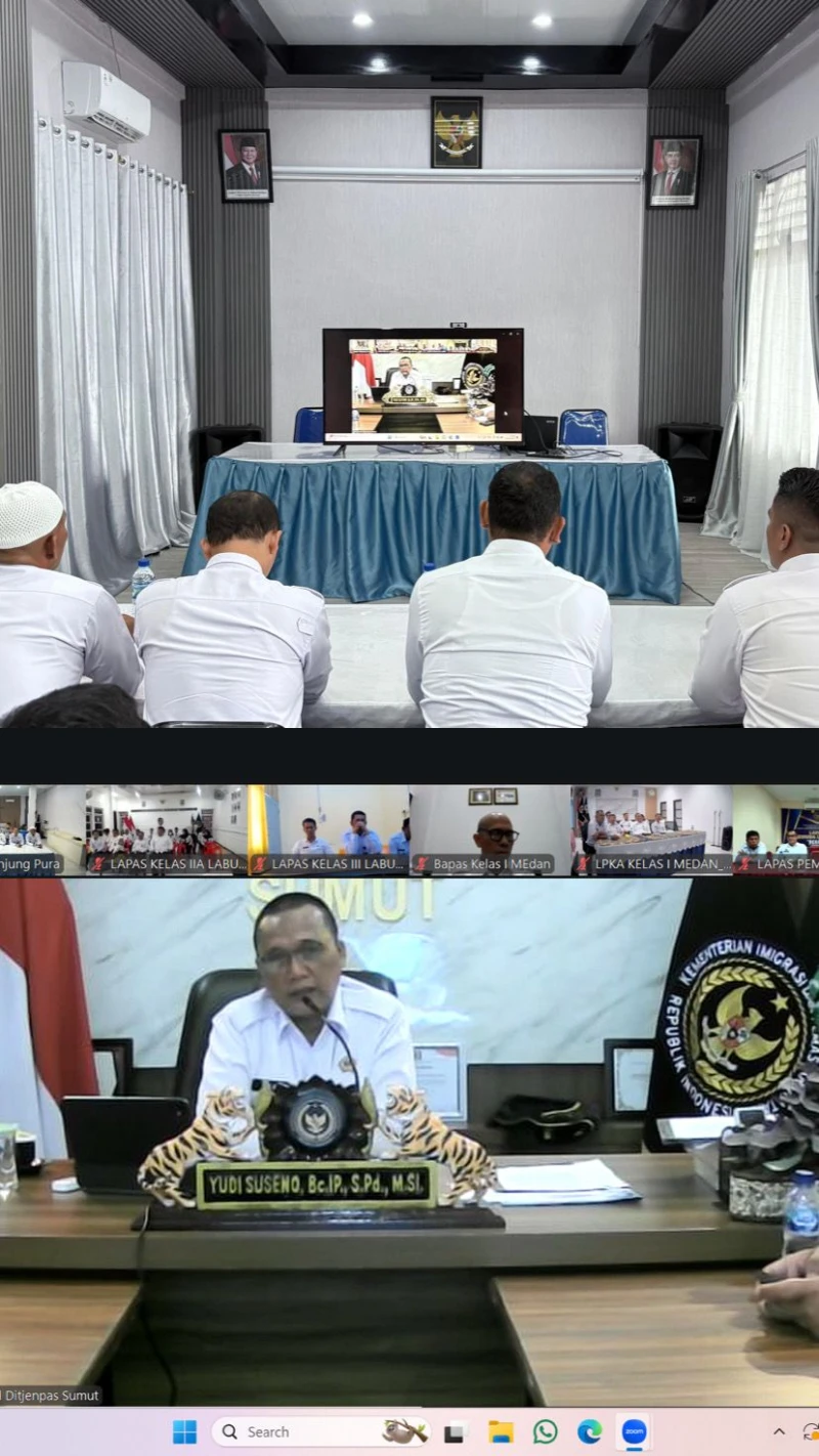 Beri Penguatan Tugas dan Fungsi, Kakanwil Ditjenpas Sumut Minta Petugas Pemasyarakatan Harus Profesional dan Berintegritas - NavigasiVisual