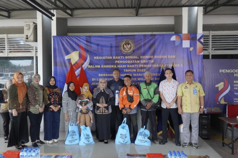 Rutan Kelas I Medan Tebar Manfaat di IMIPAS PEDULI 2025: Kesehatan, Donor Darah, hingga Bansos - NavigasiVisual