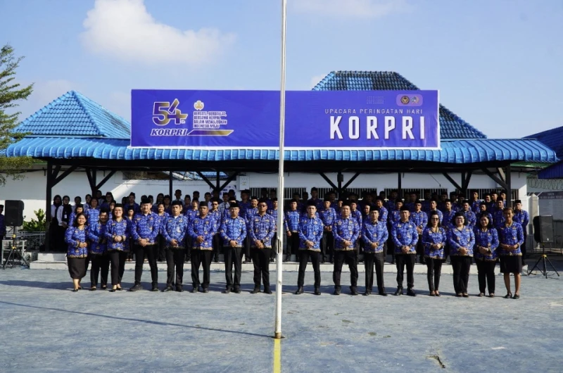 Rutan Kelas I Medan Laksanakan Upacara Peringatan HUT KORPRI ke-54 - NavigasiVisual