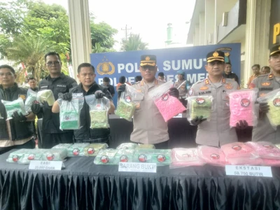 Dalam Sepekan Peredaran 20 Kg Sabu dan Puluhan Ribu Pil Inex Digagalkan Polrestabes Medan - navigasivisual.id