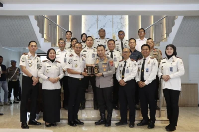 Silaturahmi Ka.UPT Pemasyarakatan Medan dengan Kapolrestabes Medan Perkuat Sinergitas Keamanan - navigasivisual.id