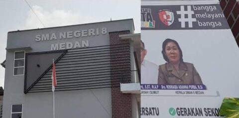 SMA Negeri 8 Kota Medan. Foto: Redaksi.